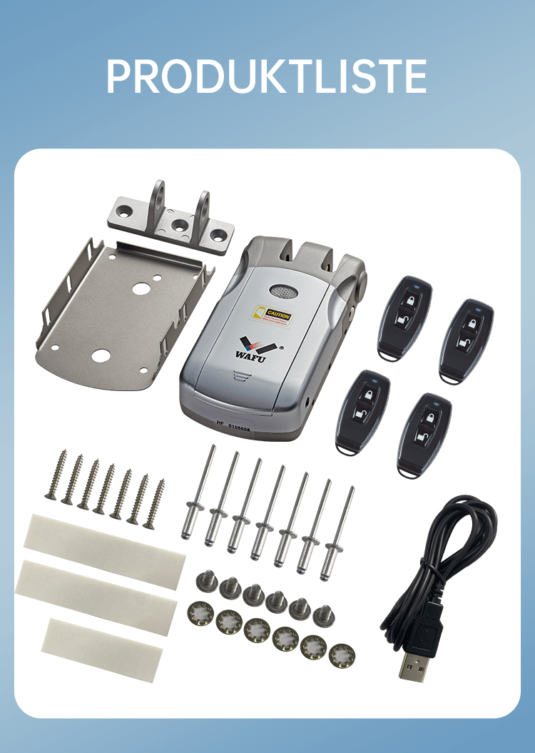 WAFU WF-019 unsichtbares Schloss — Referenzmodell für Zuverlässigkeits- und MTBF-Bewertung